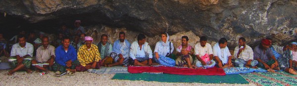 Susanna at the annual meeting of fishermen in Socotra, Yemen