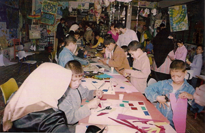 Children at the Open Studio