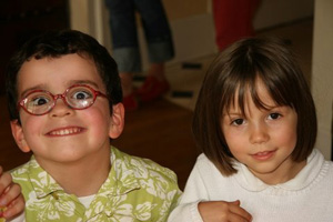 Chiara e il suo più che amico Clement sei anni fa...